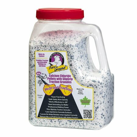 BARE GROUND 7Lb Jug Of  Calcium Chloride Pellets W/ Infused Traction Granules CCPSG-12